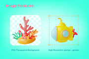 Underwater World and Diving Concept, an Object Graphic by 35lab (Thumbnail 3 of 7)