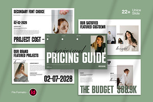 Services and Pricing Guide Template, a Presentation Template by Oriofix