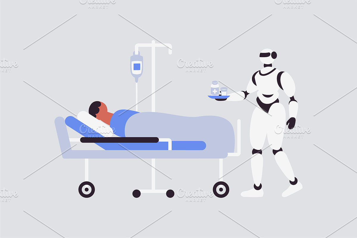 AI Medical Healthcare Illustration, a Healthcare Illustration by Jump Studio (Photo 8 of 10)