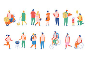 Flat vector people lifestyle bundle, a Person Illustration by Vector_Art (Thumbnail 10 of 27)