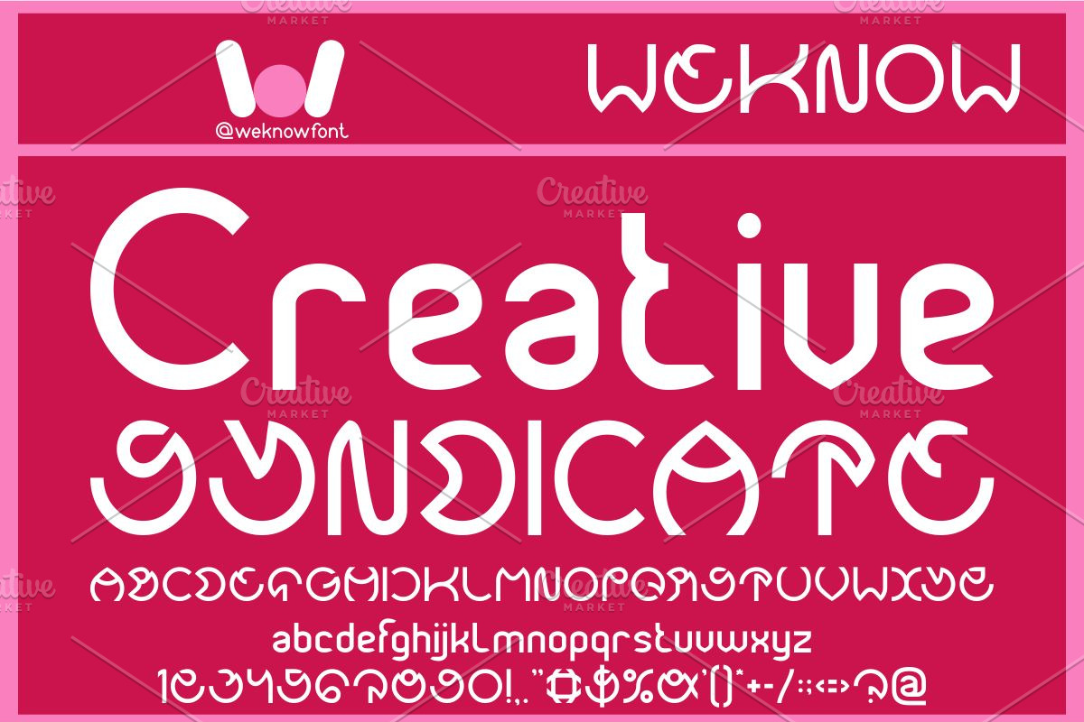 Super Hybrid font, a Font by weknow (Photo 5 of 8)