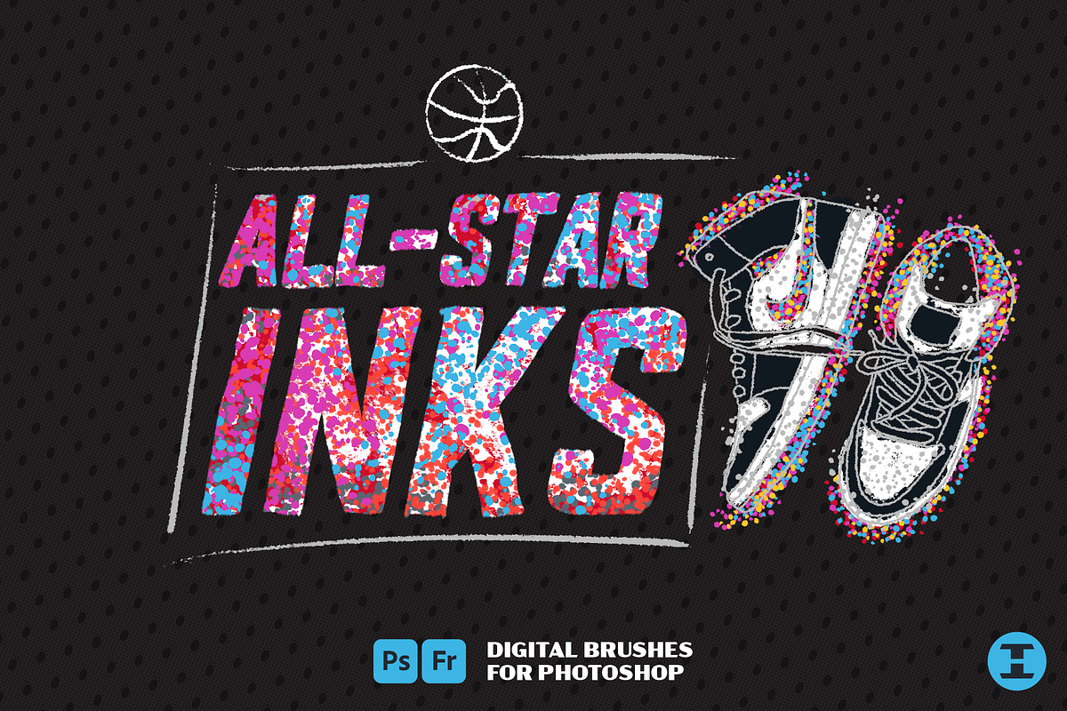 All-Star Inks Photoshop Brushes, a Brush Add-On by Tim Hankins Design (Photo 1 of 5)