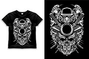 Brutal Musical Print Design | Vector, a Decorative Illustration by Vecster (Thumbnail 3 of 6)