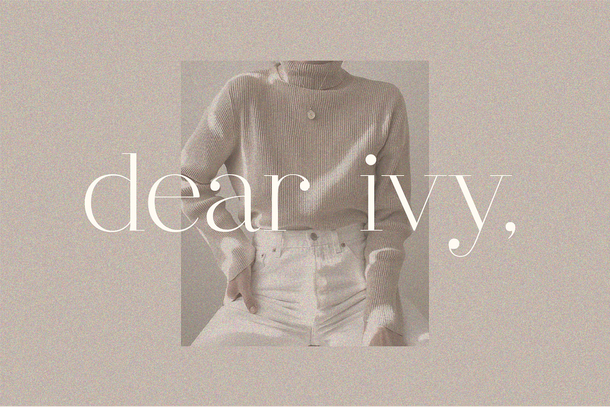 dear ivy, fashion modern serif, a Serif Font by Harmonais Visual (Photo 1 of 16)
