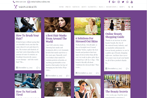 Salon - Beauty WordPress Theme