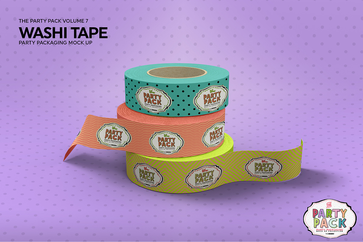 Vol.7 Party Packaging Mockups, a Packaging Mockup by INCDesign (Photo 12 of 18)
