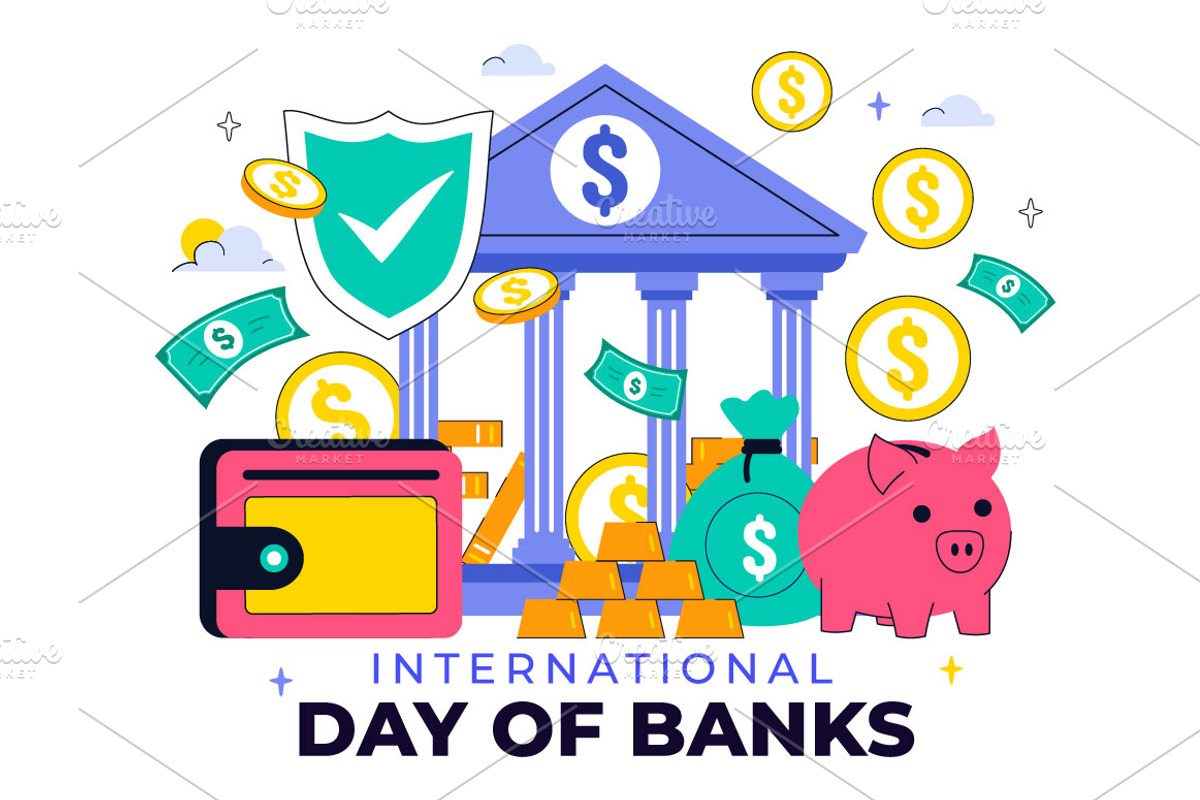 10 International Banking Day, a Finance Illustration by denayunebgt (Photo 4 of 4)