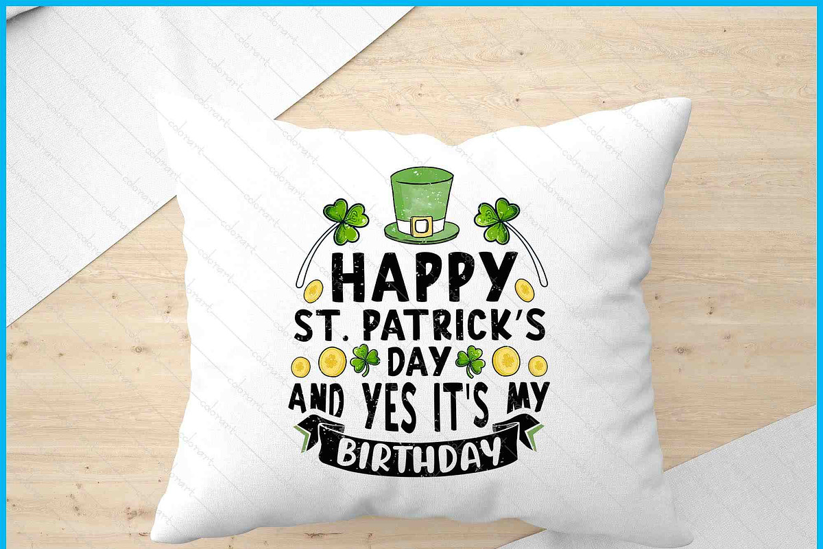 Happy St Patricks Day My Birthday, a Graphic by Creativeusart (Photo 2 of 4)