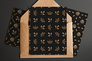 Skull & Roses: patterns, frames, a Pattern Graphic by ClipartMuchLove (Thumbnail 6 of 8)
