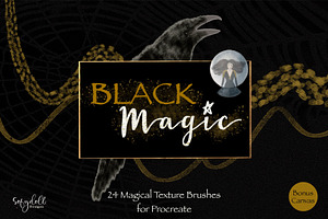 Black Magic Texture Brushes