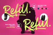 Refill SVG Marker Font Set, a Handwritten Font by Sam Parrett (Thumbnail 8 of 9)