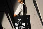 Urban Tote Bag Mockup Bundle, a Product Mockup by eezo (Thumbnail 4 of 12)