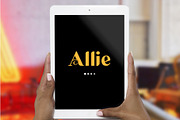 Allie, a Font by edcreative (Thumbnail 3 of 5)