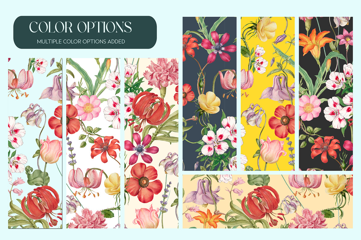 ZARELYN Floral Seamless pattern, a Pattern Graphic by Fabrivo (Photo 3 of 10)