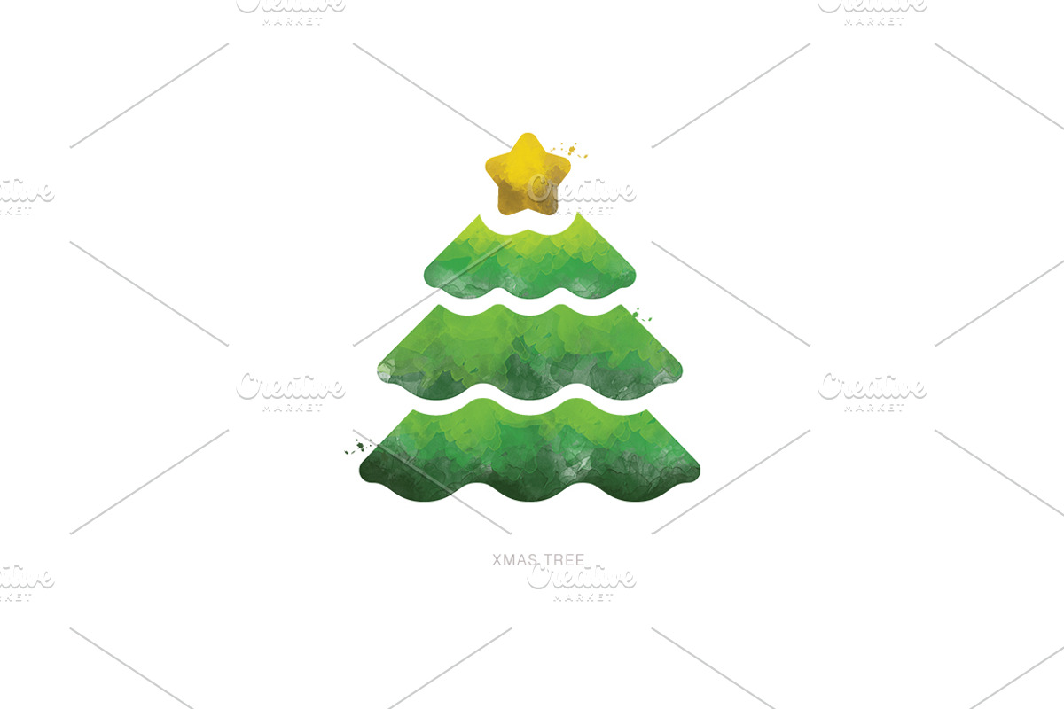 Watercolor Christmas Elements Pack, a Decorative Illustration by WonderShop (Photo 4 of 4)