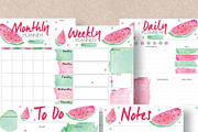 Watermelon 5 Pack - A4 & A5, a Stationery Template by Stick with Sam (Thumbnail 1 of 2)