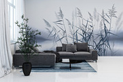 Silent meadow – botanical wall mural, a Wallpaper Graphic by Timofi Art (Thumbnail 5 of 12)