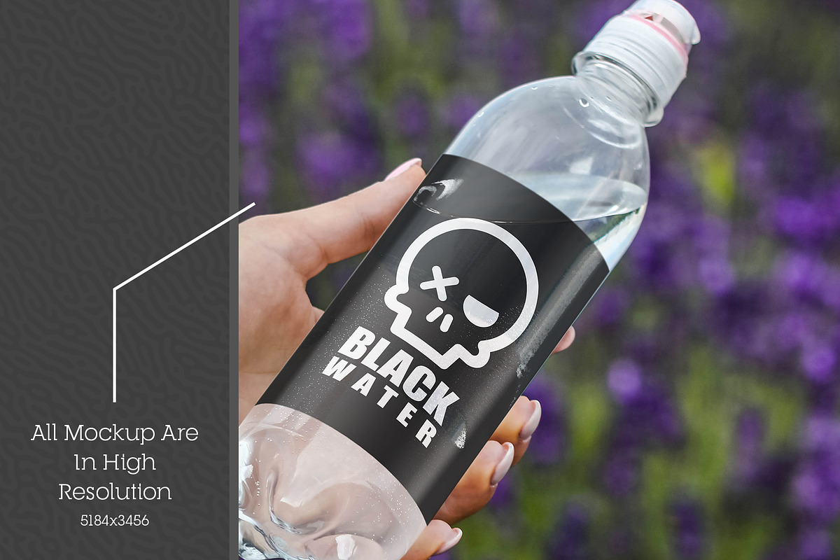 Water Bottle Mockup #08, a Product Mockup by alexandeerco (Photo 3 of 5)