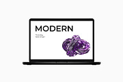 Laptop Screen Mockup PSD Template, a Mac Mockup by graphypix (Thumbnail 1 of 4)
