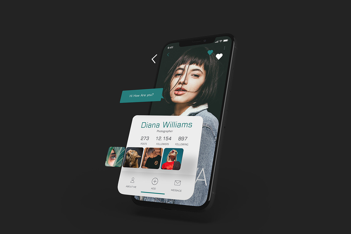 iPhone X Multilayer Mockup Set, an iPhone Mockup by Seven Lights (Photo 7 of 13)