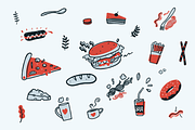 Hand drawn Food & Drink, a Graphic by Huza Studio (Thumbnail 3 of 9)