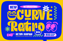 Curve Retro Typeface