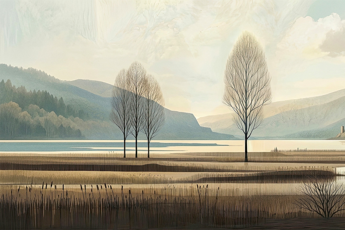 Serene Landscape Art Bundle, a Seasonal Illustration by StockVerse Creative (Photo 4 of 4)