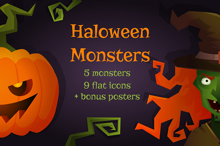 Halloween Monsters set