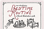 Bedtime Clipart, Sleep Doodles, an Object Illustration by The October Creative (Thumbnail 2 of 7)