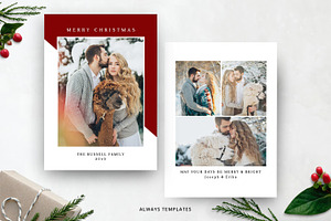 Christmas Card Template CC067