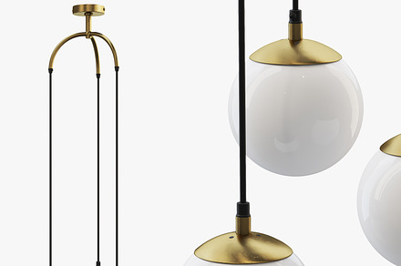 Joybird Virgil Chandelier, a Light 3D Model by 3dmitruk