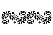 Ornamental Floral Silhouette, a Decorative Illustration by himelgfx (Thumbnail 14 of 18)
