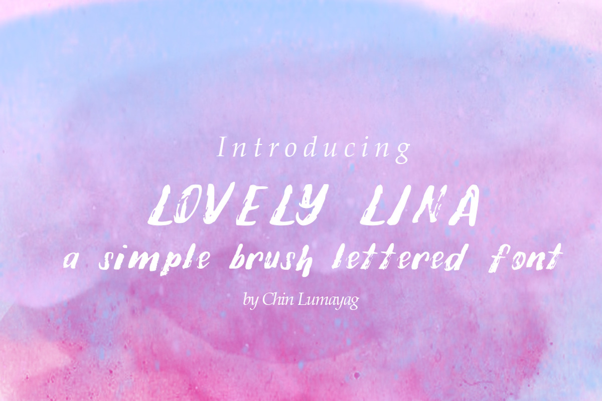 Lovely Lina Handmade Font