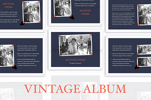 Vintage Album Keynote Template