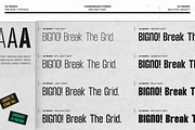 GC Bigno – Condensed Inktrap, a Sans Serif Font by Glyphonic (Thumbnail 3 of 15)