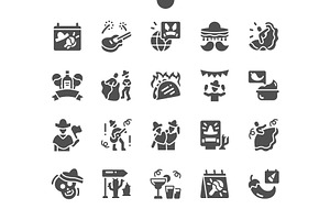 Cinco De Mayo Icons