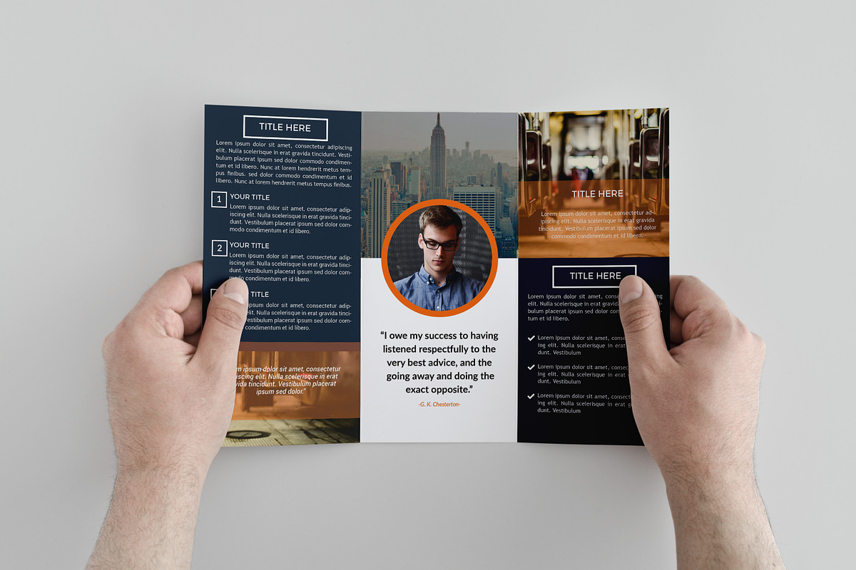 Biru Trifold Brochure, a Brochure Template by assaiv (Photo 9 of 9)