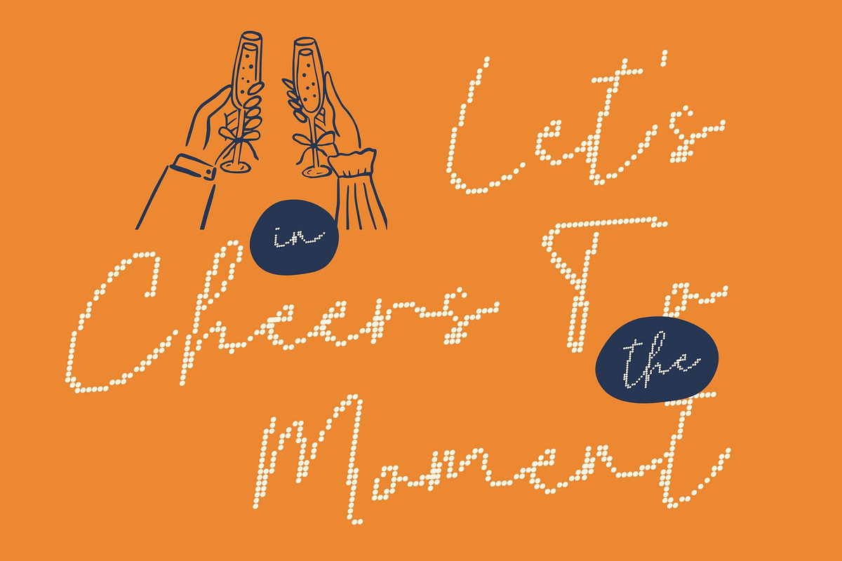 CS Brisa Disco, a Script Font by Craft Supply Co. (Photo 2 of 8)