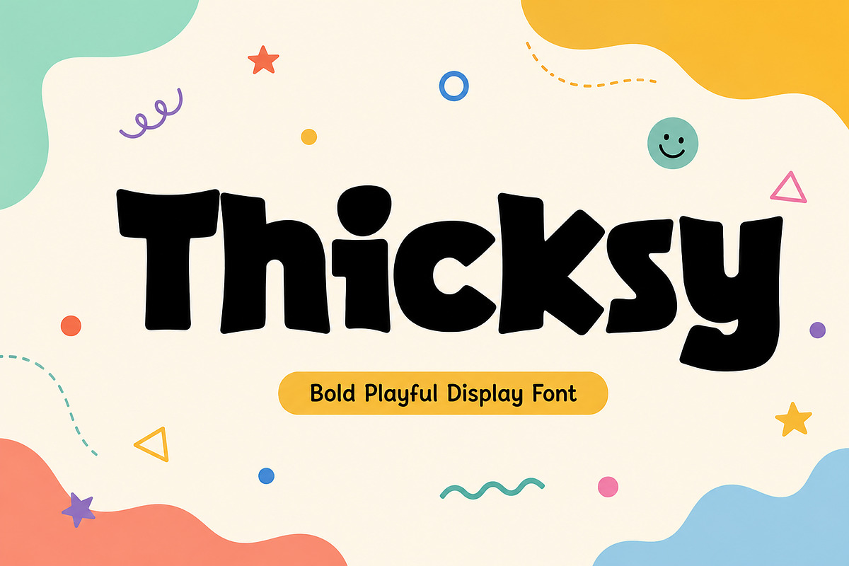 Thicksy, a Slab Serif Font by Wow Magic (Photo 1 of 3)