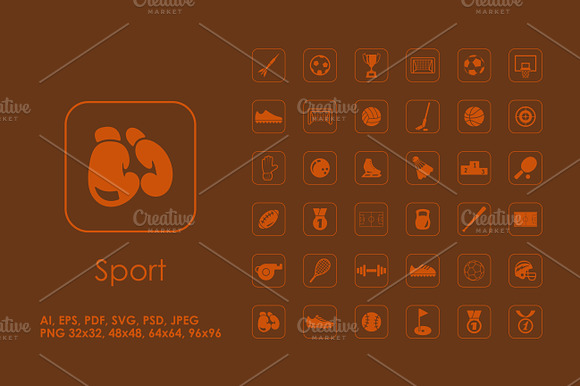 36 Sport Icons