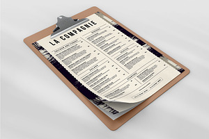 Restaurant Menu Template