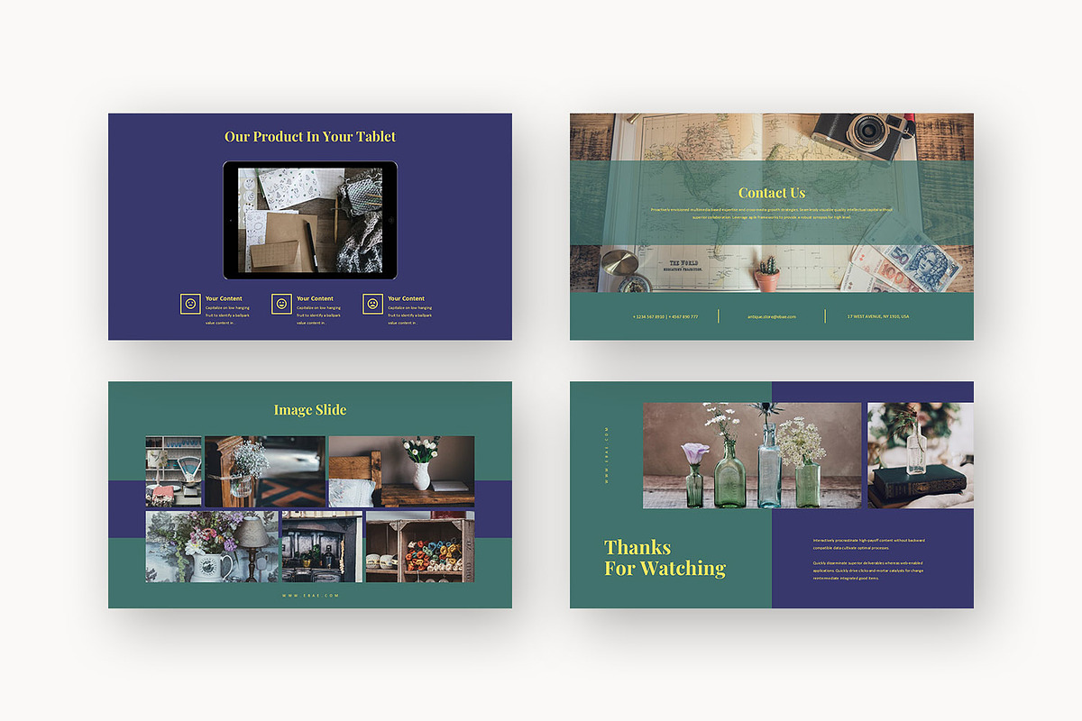 Ebae : Vintage Shop Keynote, a Presentation Template by Punkl Camp (Photo 16 of 16)