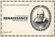 Renaissance pattern brush set, a Brush Add-On by Piro Concept (Thumbnail 1 of 3)