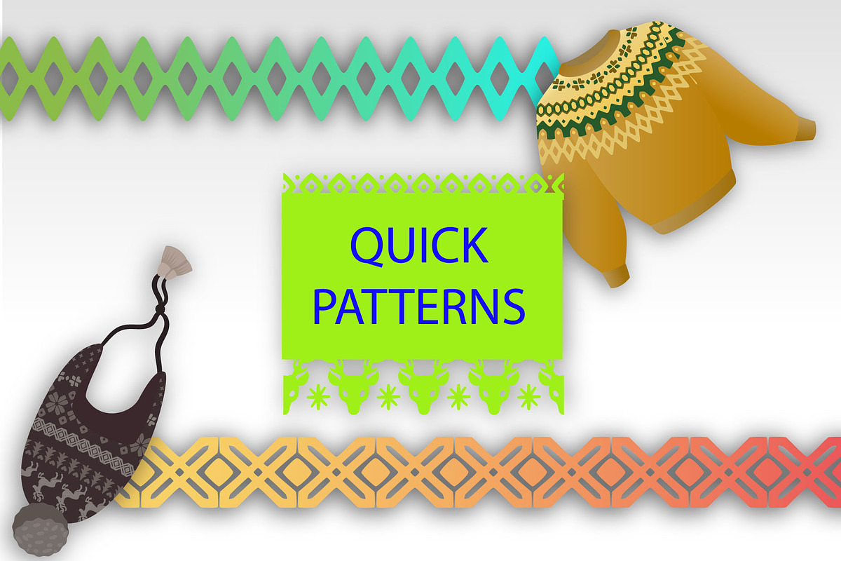 Folk Sweater Brushes for Illustrator, a Brush Add-On by SHMEL_Studio (Photo 2 of 5)