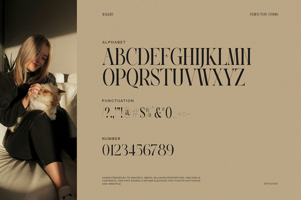 Magent Elegant Serif Font, a Serif Font by Perfectype (Photo 8 of 8)