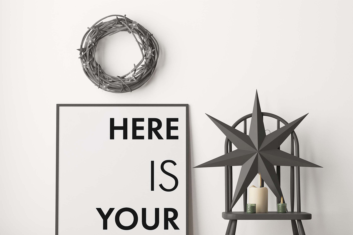 30 CHRISTMAS MOCKUPS. MEGABUNDLE, a Print Template by FilL239 (Photo 19 of 31)