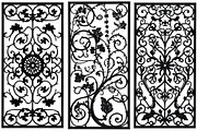 Elegant Lasercut Panel Vector Bundle, an Illustration by yasushie (Thumbnail 7 of 21)