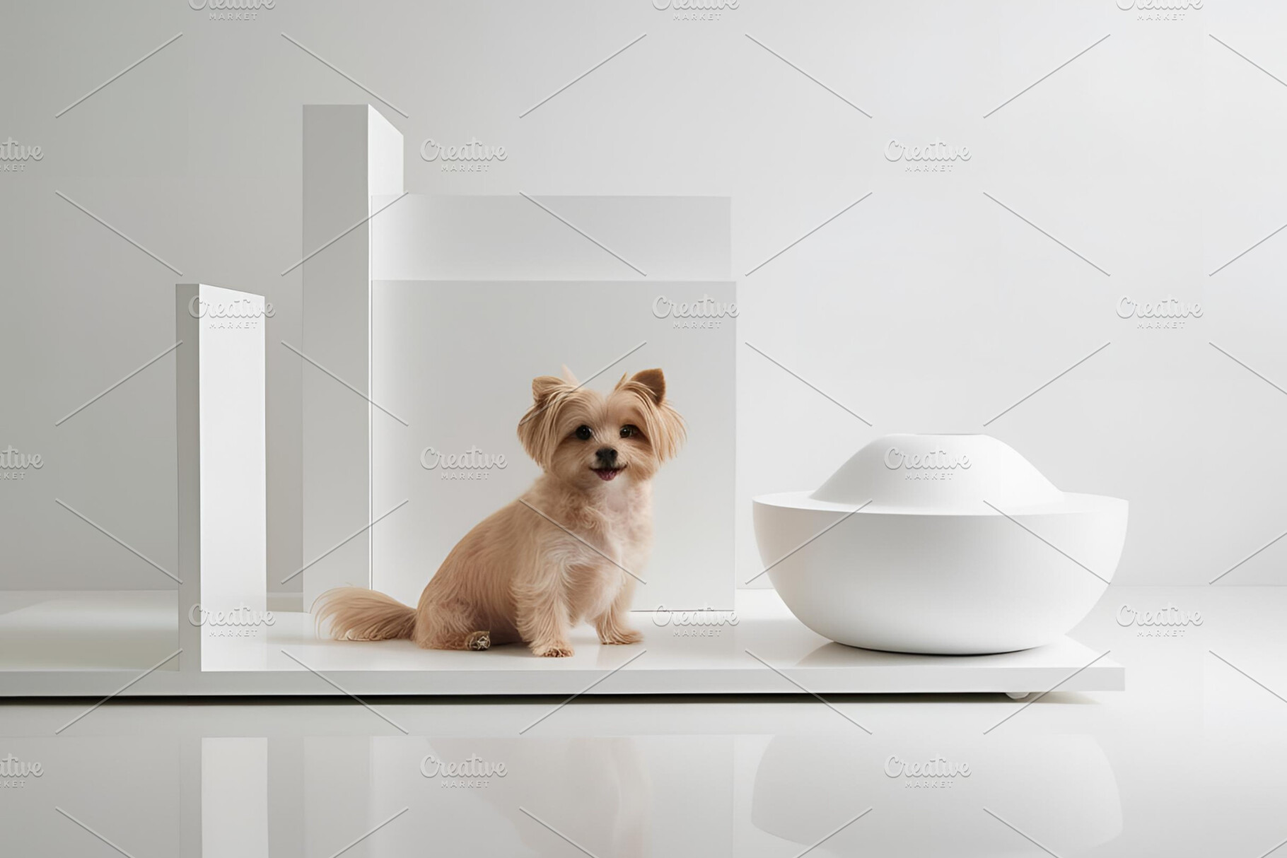 Dog still life photograph, an Animal Photo by ComfortQ