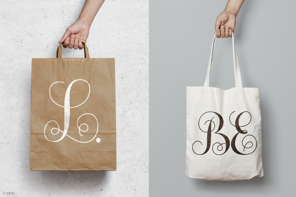 Monogram She Intertwined Monogram Font preview 5
