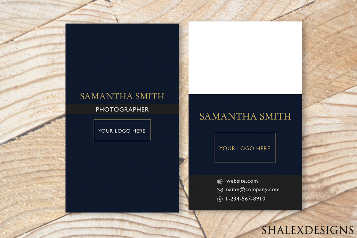 Business Card Template PSD, a Business Card Template by ShalexDesigns (Photo 1 of 2)